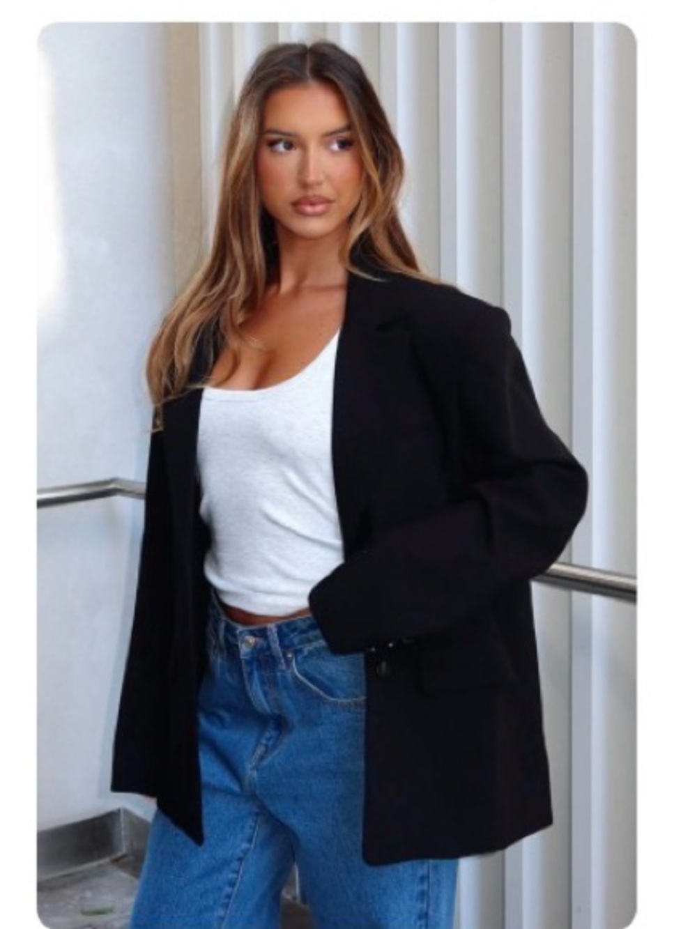 White Fox Boutique Blazer Jacket